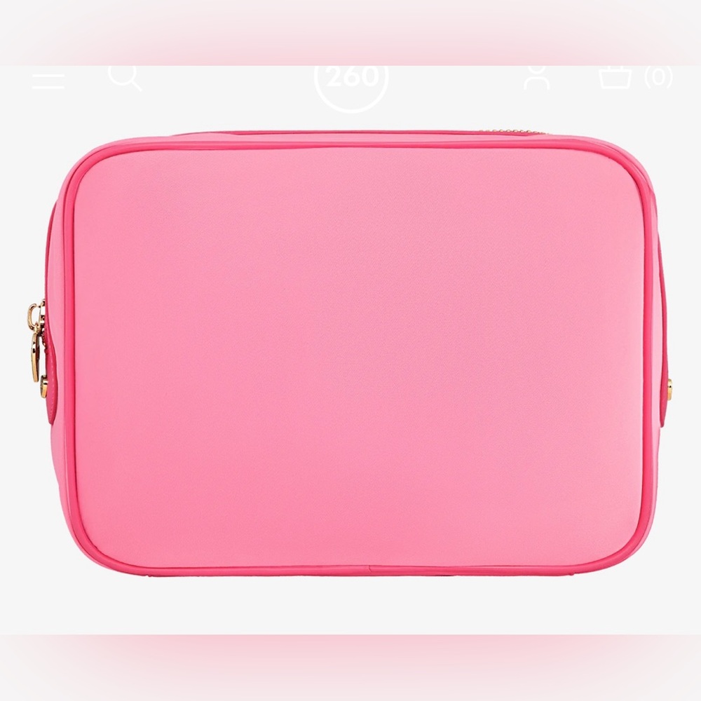 Stoney Clover Lane Large Pouch , two tone pink Guava